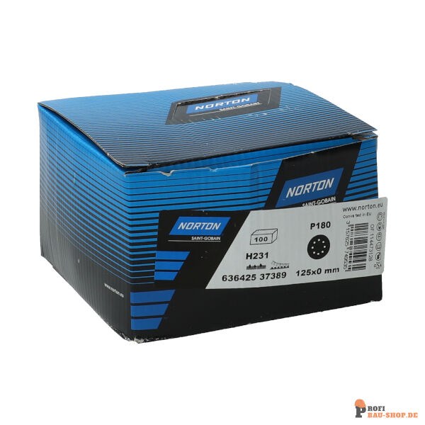 nortonschleifmittel/NORTON_schleifmittel_63642537389 Discs Selfgrip Norton H231 125x0 GRIT 180 8 holes_137827